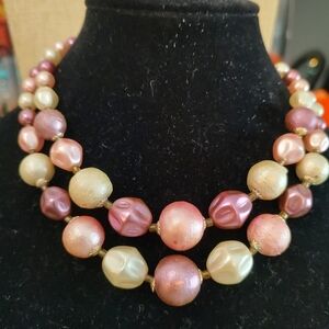 pink Hong Kong with earrings